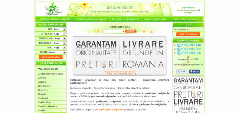 Magazinul Online Superparfumuri.ro