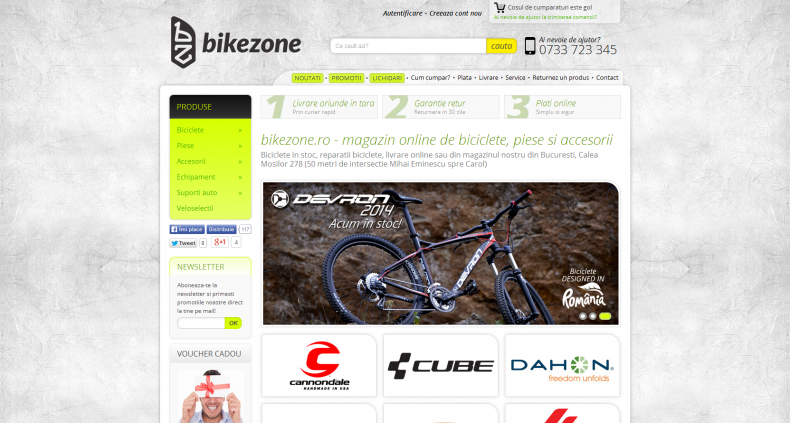 Magazinul Online bikezone.ro