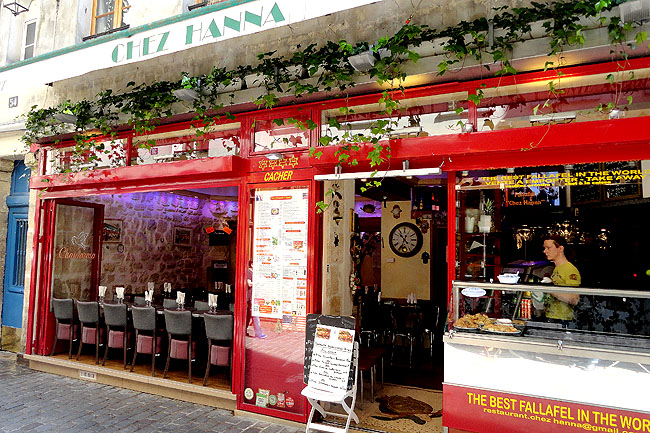 Chez Hanna Fallafel Marais Paris 2
