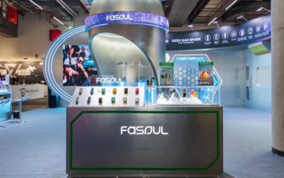 GEEKBAR și-a evidențiat forța brandului printr-un stand cu tematică de capsulă spațială la ShishaMesse și Vaper Expo UK.